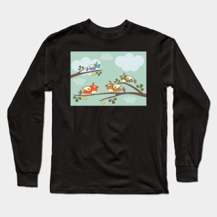 Birds Long Sleeve T-Shirt